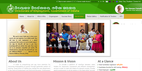 Odisha State Employment Mission Registration