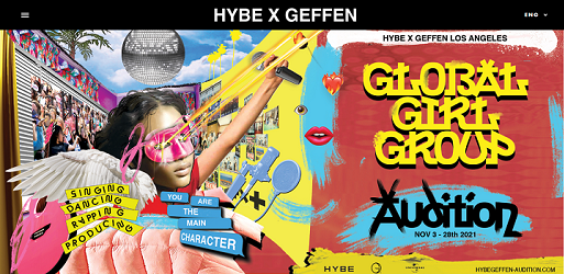 Hybe X Geffen Global Girl Group Audition