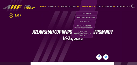 sultan Azlan Shah Cup 2022