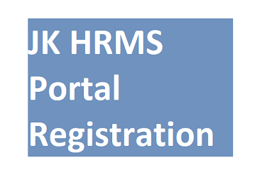 JK HRMS Portal Registration